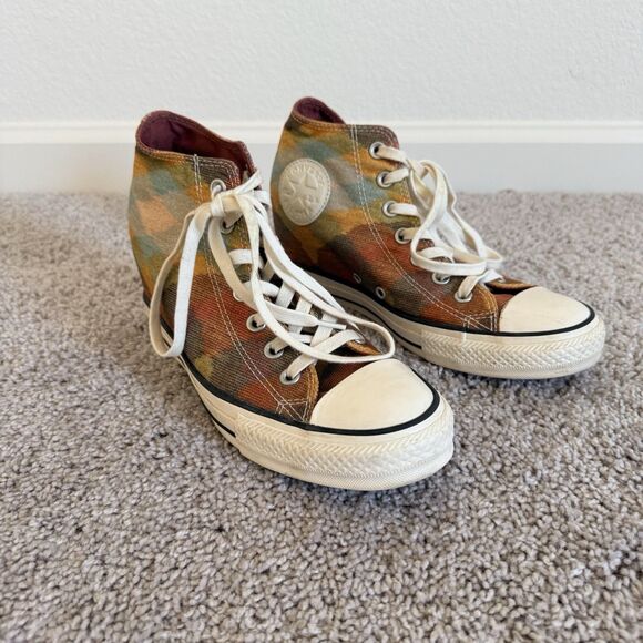 Converse Chuck Taylor Missoni Size 9 Hightop Limited edition Hidden Wedge - Picture 1 of 6